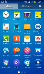 Samsung has installed a lot of apps on their device.