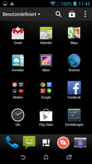 Many apps are preloaded.