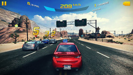 Even top titles like Asphalt 8 can be played smoothly on the Asus smartphone.