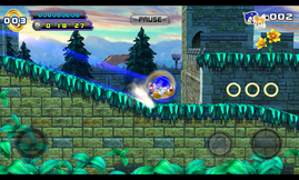 Despite the rather slow dual-core SoC, basic games like Sonic 4 Episode II...