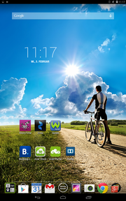 The start screen under Android 4.4.2.