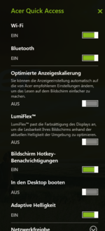 Acer Quick Access (German)