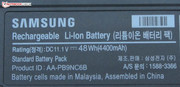 and supplies a capacity of 48 Wh. and supplies a capacity of 48 Wh.
