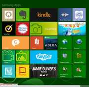Samsung includes various preinstalled apps.