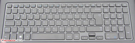Samsung installs a chiclet keyboard Samsung installs a chiclet keyboard