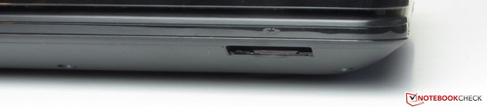Front: Memory card reader (SD, SDHC, SDXC, MMC) Front: Memory card reader (SD, SDHC, SDXC, MMC)