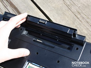 the firmly attached battery can lend a hand. the firmly attached battery can lend a hand.