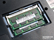 The RAM is accessible as standard (2 slots). The RAM is accessible as standard (2 slots).