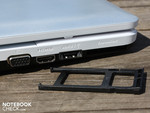 Close together: VGA & HDMI Close together: VGA & HDMI
