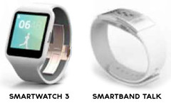 Sony SmartWatch 3 and SmartBand Talk renderings, wearables to be unveiled on September 4