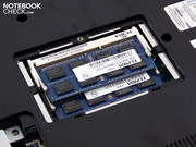 Both RAM chips can be accessed via a maintenance opening.
