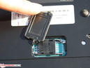 SIM card slot in the base plate (HSDPA model)