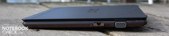 Rechte Seite: Ethernet, VGA Rechte Seite: Ethernet, VGA