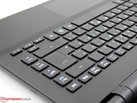 The stroke is a bit spongy in the middle, but the sleek, even keys bothered us most.