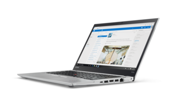 ThinkPad T470s from the side (silver)