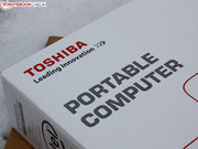 Toshiba puts every Portégé in a simple box. Toshiba puts every Portégé in a simple box.