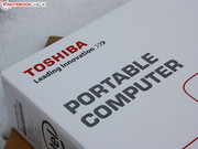 Toshiba puts every Portégé in a simple box.