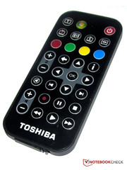 Included in scope of delivery: Windows Media Center remote control.