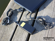 The big 90 watt adapter is fittingly sized for the 16 incher's high full-capacity energy requirements. The big 90 watt adapter is fittingly sized for the 16 incher's high full-capacity energy requirements.