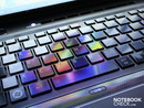 Keys slightly glossy Keys slightly glossy