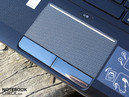 Large, matt touchpad Large, matt touchpad