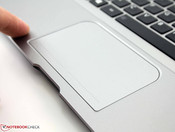 Touchpad: ClickPad with short stroke distance and heavy pressure point