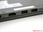 A small highlight of the Z930 is still the ports on the rear.