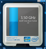 Up to 3.5 GHz via Turbo Boost