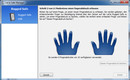 Choosing the finger for the fingerprint reader
