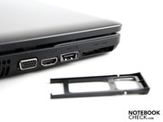 Users receive a multitude of interfaces (eSATA, HDMI, ExpressCard34). Users receive a multitude of interfaces (eSATA, HDMI, ExpressCard34).