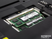 The DDR3 RAM is placed on two bays. The DDR3 RAM is placed on two bays.