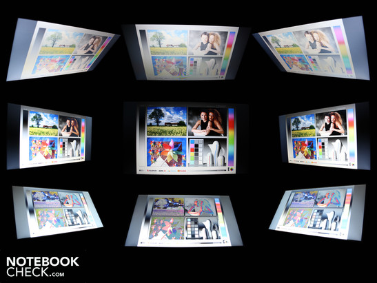 Viewing angles: Sony Vaio VPC-CA1S1E Viewing angles: Sony Vaio VPC-CA1S1E
