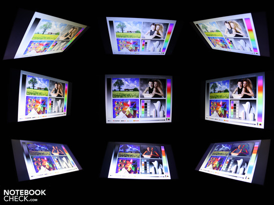 Viewing angles: Sony Vaio VPC-EB4X1E/BQ Viewing angles: Sony Vaio VPC-EB4X1E/BQ