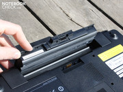 The battery has capacity of 54 Wh, allowing for 2-2.5 hours on battery power. The battery has capacity of 54 Wh, allowing for 2-2.5 hours on battery power.