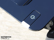 The all-black design conceals the details of the base unit's surface (power button). The all-black design conceals the details of the base unit's surface (power button).