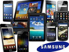 Samsung smartphones and tablets