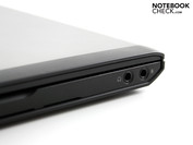 Audio ports front Audio ports front