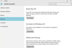 How to roll back Windows 10 upgrade to Windows 7 or Windows 8.1