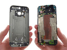 The unibody case accommodates the glued components. (Picture: iFixit)