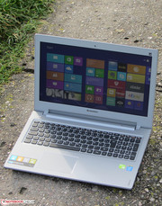 The IdeaPad Z510 outdoors.