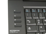 and multimedia control beside the keyboard - but you have to do without a number pad.