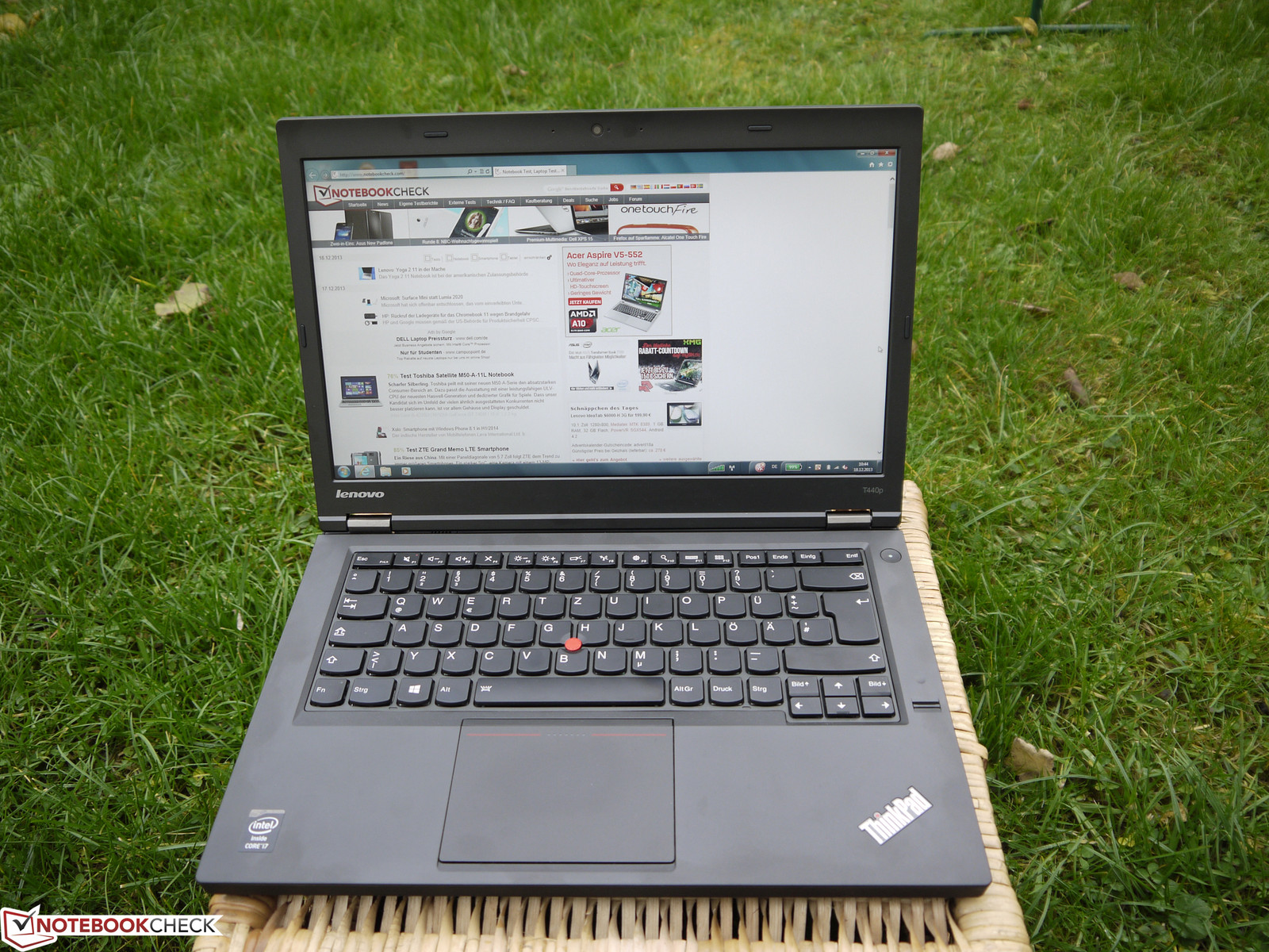 Review Lenovo ThinkPad T440p 20AN-006VGE Notebook - NotebookCheck.net