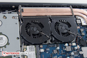 Dual cooling fans keep temperatures in check.