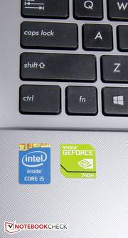 Intel Core i5 CPU and dedicated GeForce GT 740M make for a powerful combination
