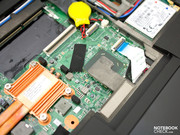 The Intel QM67 chipset uses the case itself as a heat sink.
