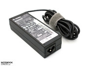 The 90W power supply provides the system with enough power but is a bit bulky.