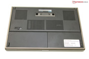 The base plate functions as a large maintenance panel.
