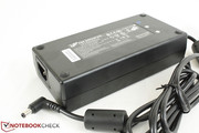 Large AC adapter outputs 19 V