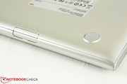 SIM card slot on the rear of notebook