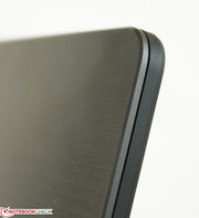 The display is thicker than most Ultrabooks likely due to the flip mechanism